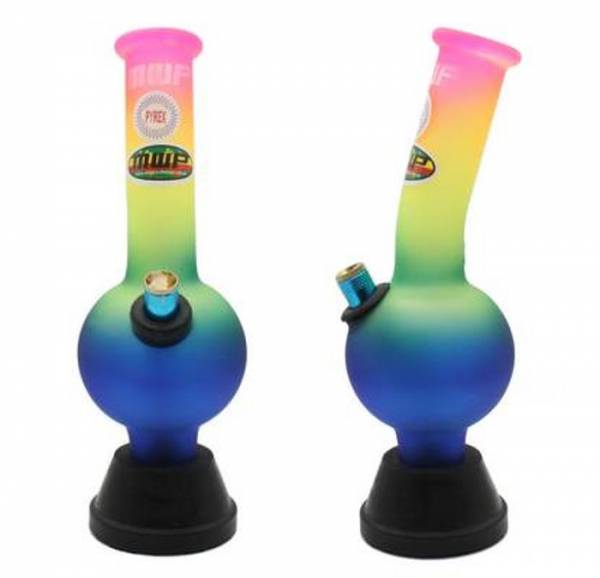 MWB Rainbow 24.5cm Glass Bong 