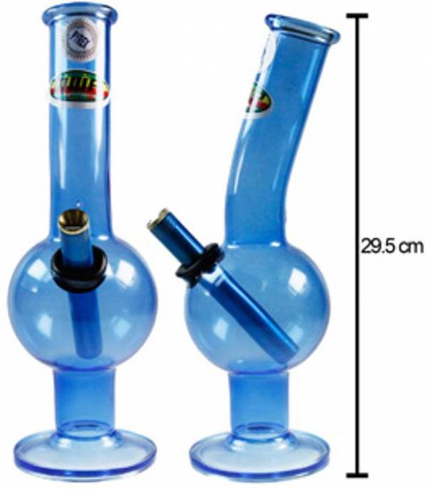Blue Glass Bubble 29.5cm